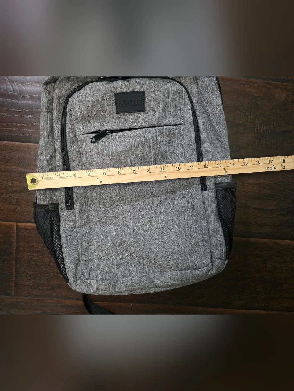 Enforce Grey Multi Zipper Compartment Utility Backpack
